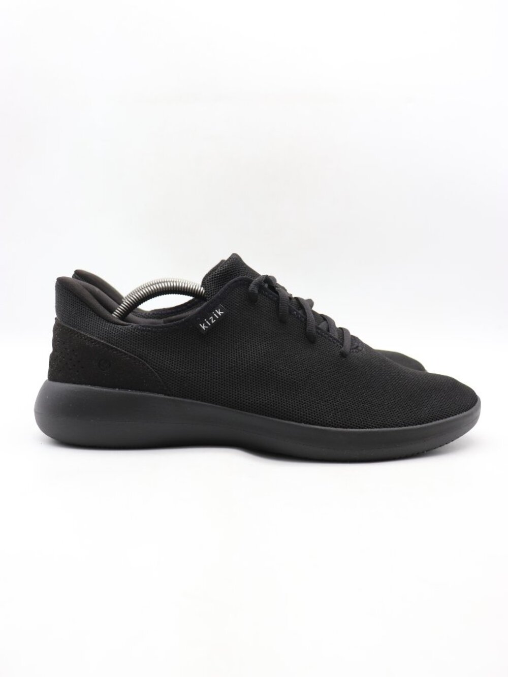 Kizik Madrid Eco Knit Shoes Men's Size 13 Black Slip On Hands Free Sneakers